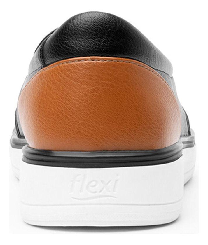 Zapatilla Mujer Canoli Negro Flexi-3