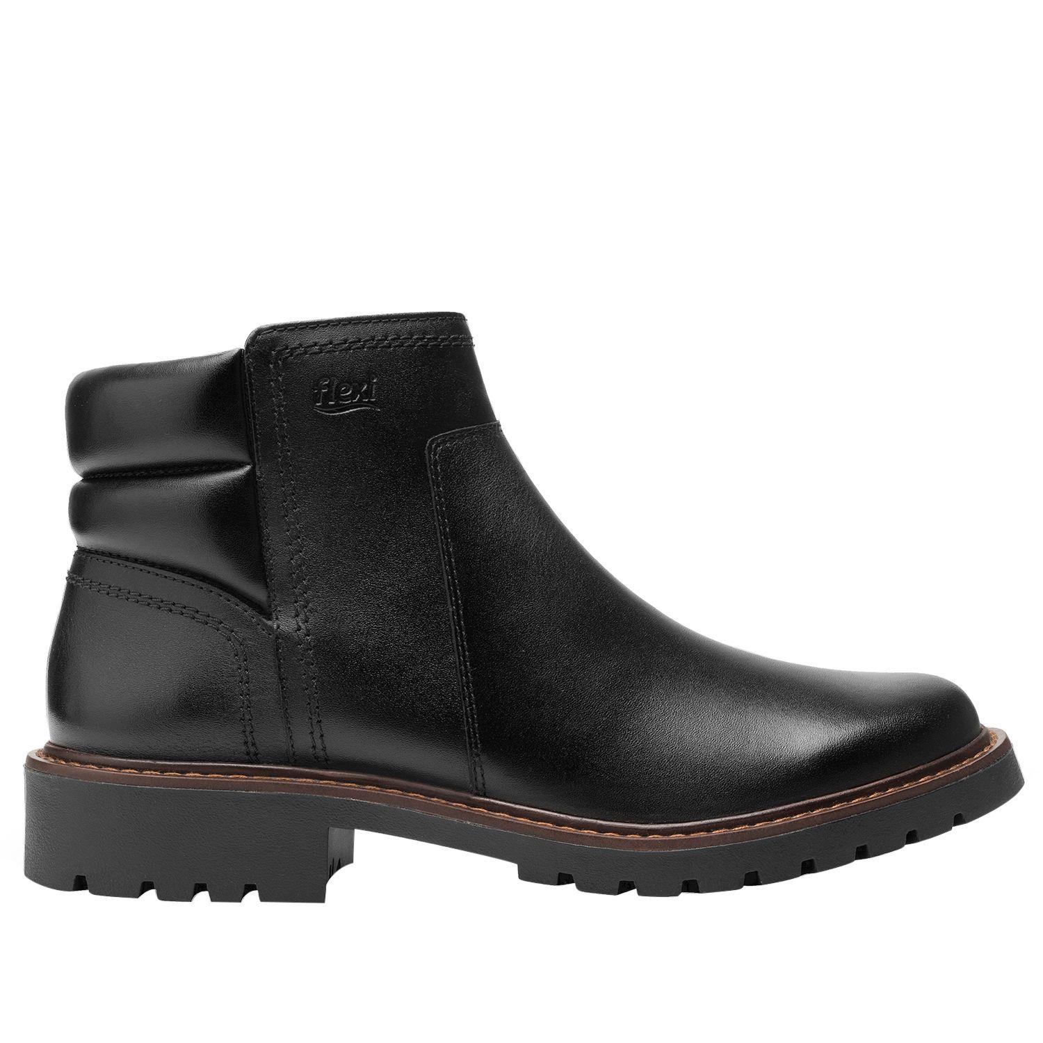 Botin Mujer Aldara 37823 Negro Flexi-0