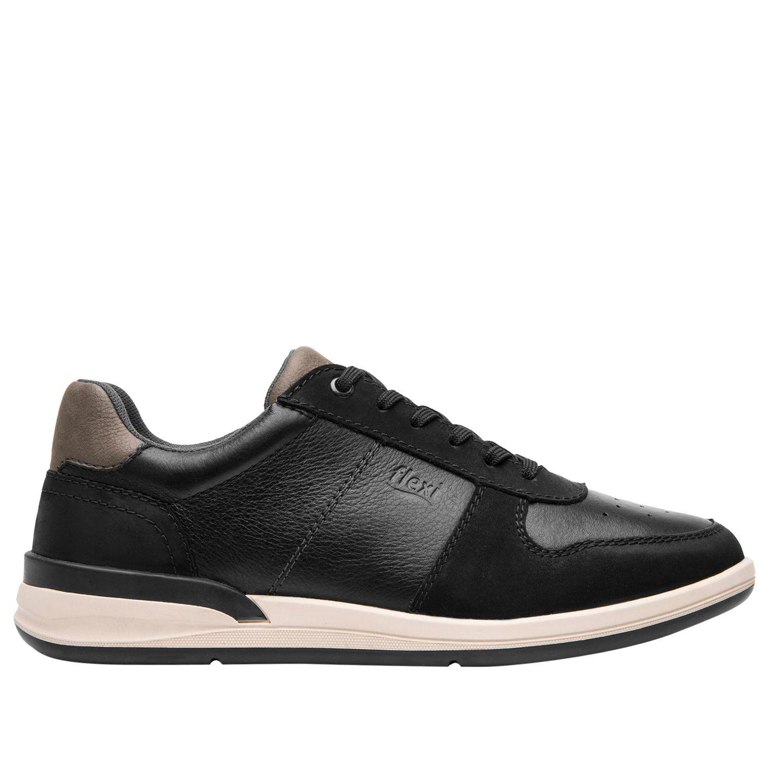 Zapatilla Hombre Bard 419801 Negro Flexi-0