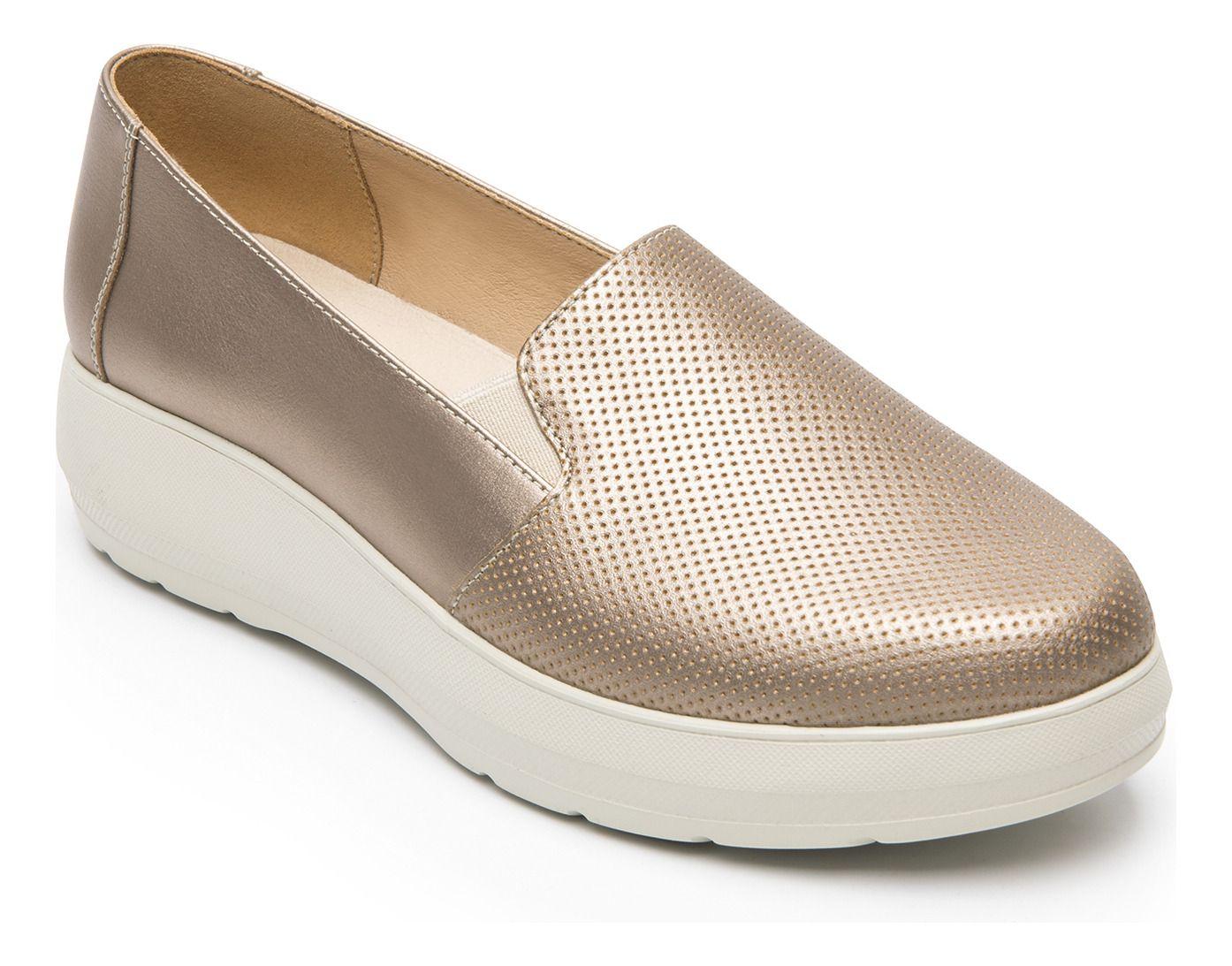Zapato Mujer Edith 126710 Dorado Flexi-2