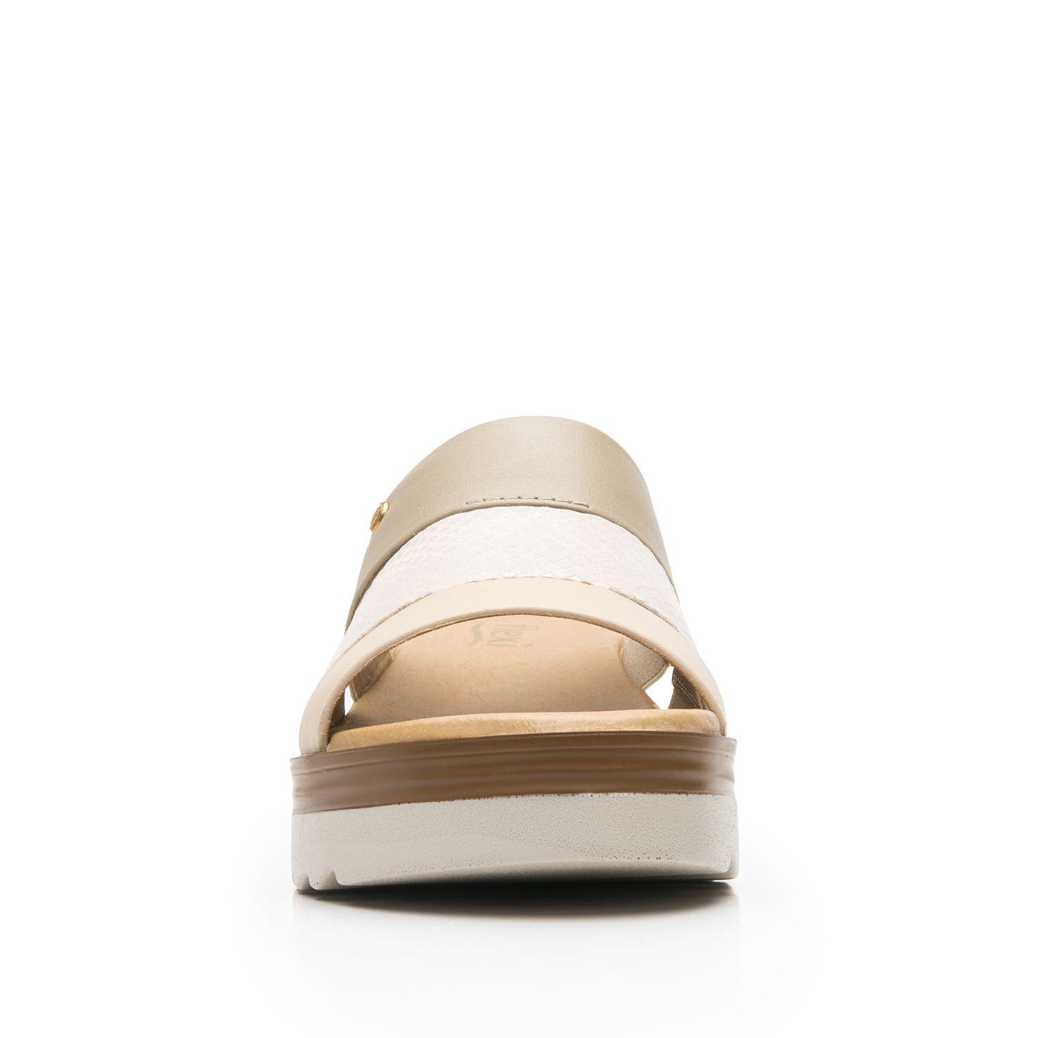 Sandalia Mujer Manaus 127705 Beige Y Rosa Flexi-3
