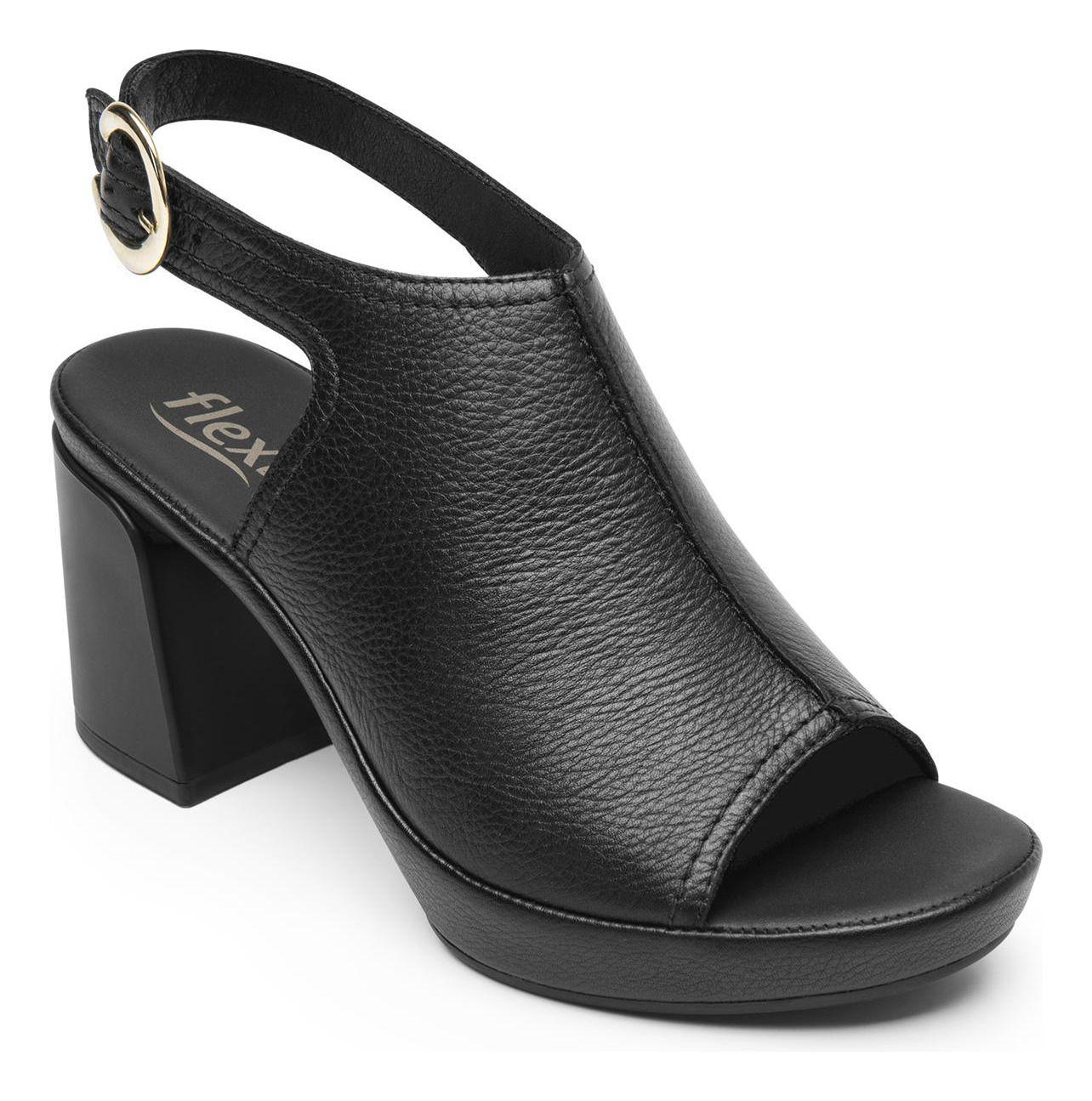 Sandalia Mujer Birgit 122703 Negra Flexi-9