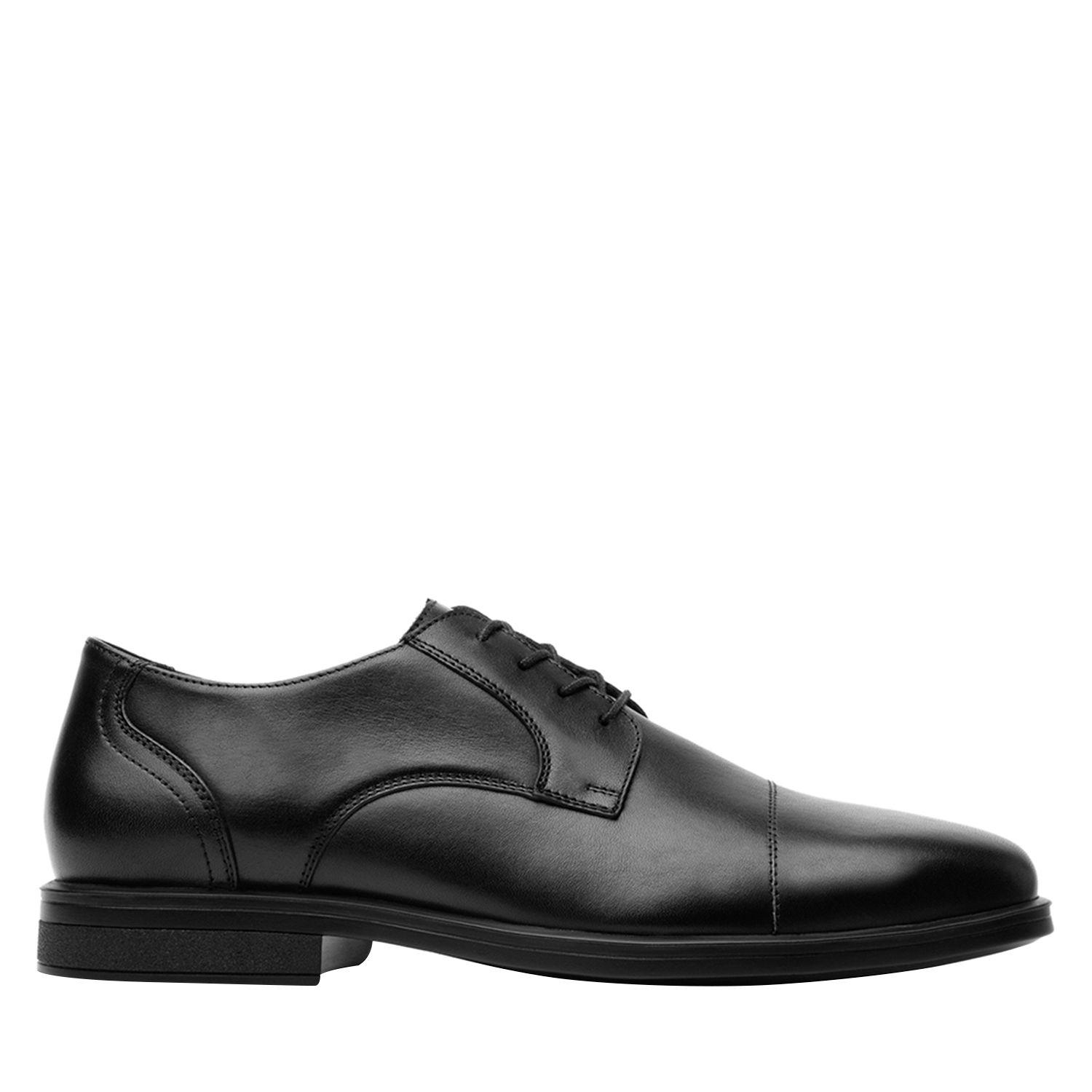 Zapato Hombre Cuero Cook Negro Flexi-0