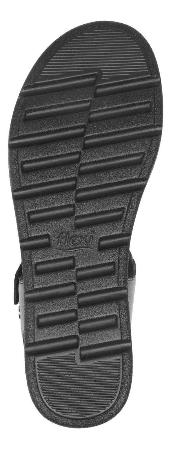Sandalia Mujer Cuero Dariana Negro Flexi-4