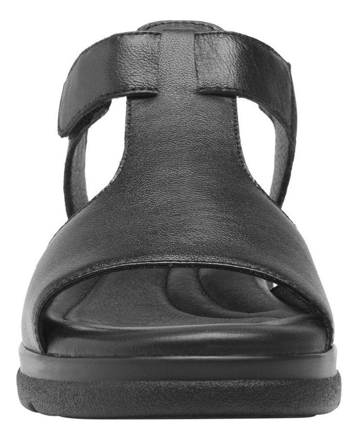 Sandalia Mujer Cuero Dariana Negro Flexi-6