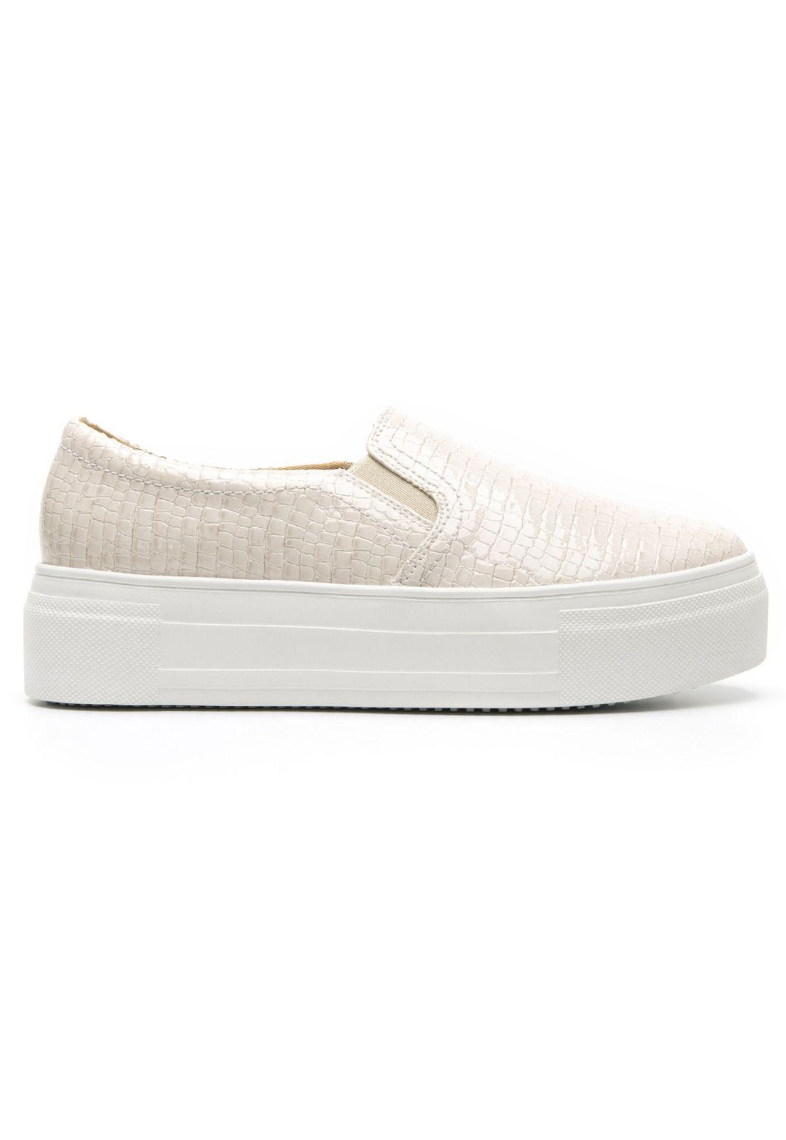Zapatilla Mujer Lina 125403 Blanco Perla Flexi-0