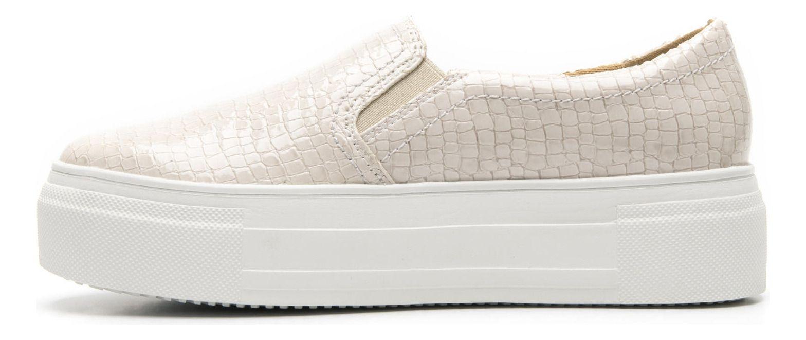 Zapatilla Mujer Lina 125403 Blanco Perla Flexi-2
