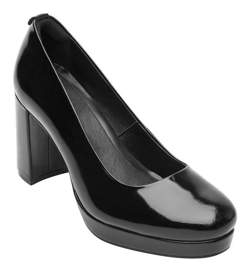 Zapato Mujer Cuero Flavia Negro Flexi-0