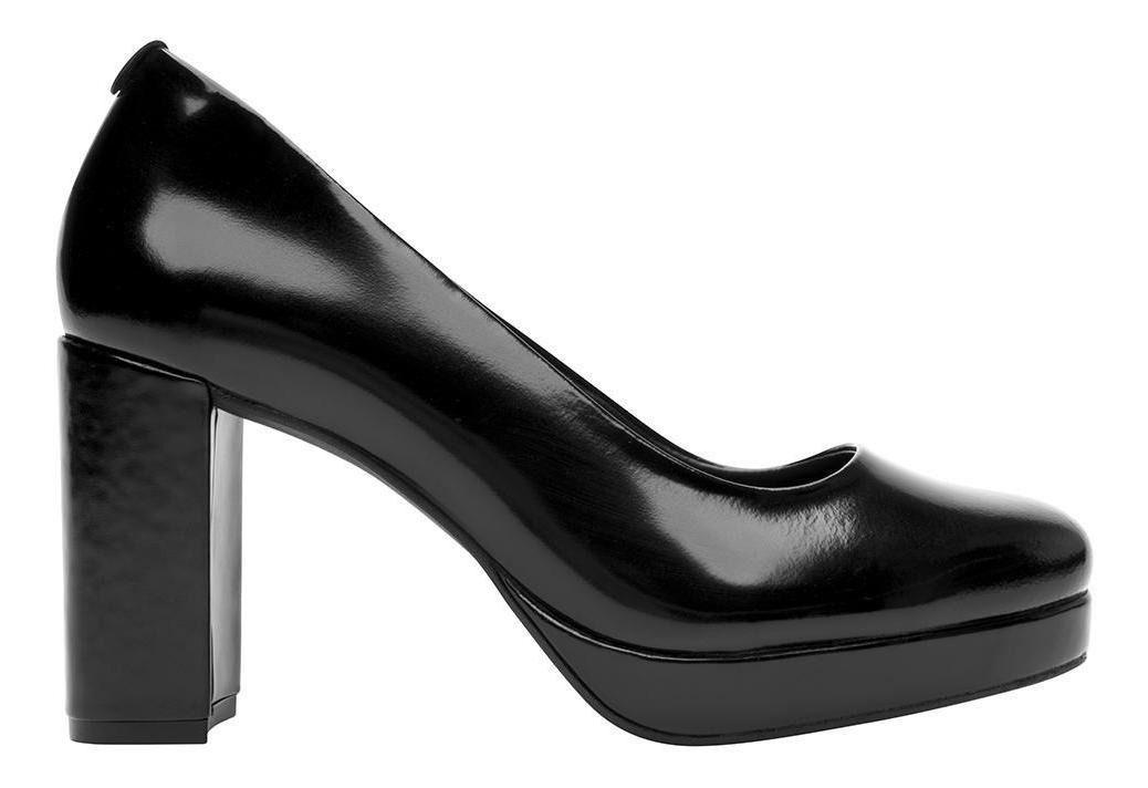 Zapato Mujer Cuero Flavia Negro Flexi-1
