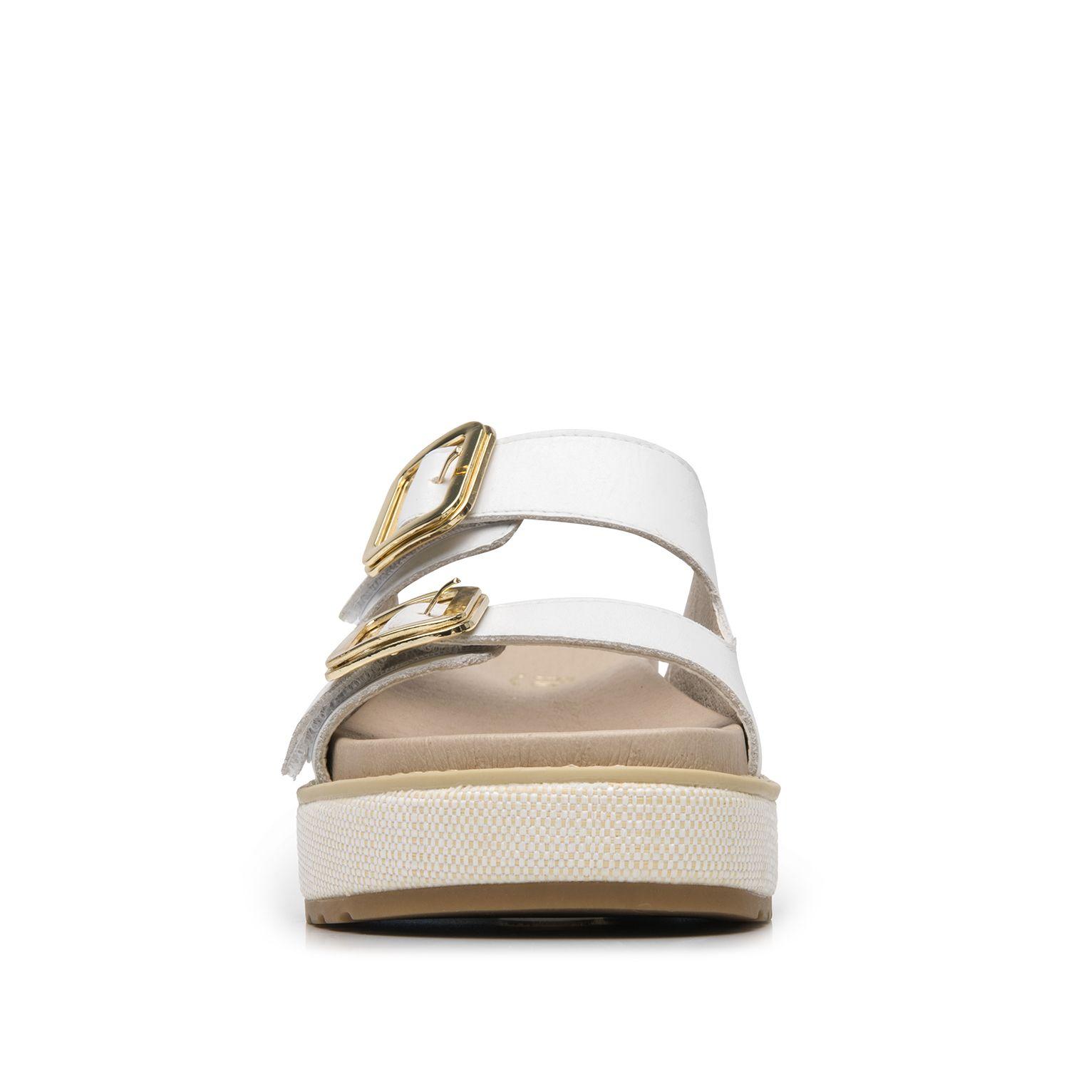 Sandalia Mujer Pia 135501 Blanca Flexi-4