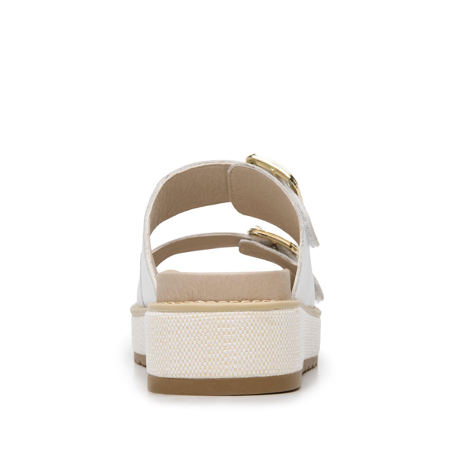 Sandalia Mujer Pia 135501 Blanca Flexi-5
