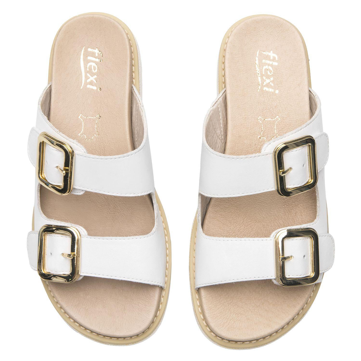 Sandalia Mujer Pia 135501 Blanca Flexi-6