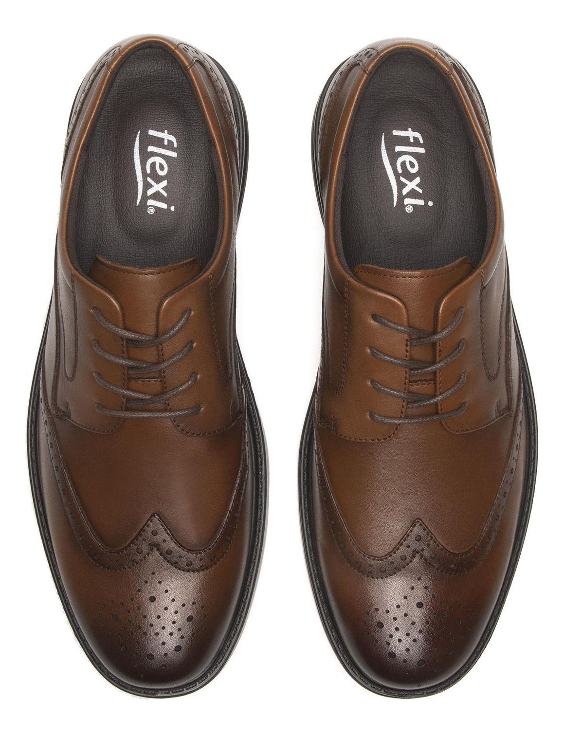 Zapato Hombre Renan 417702 Café Flexi-8