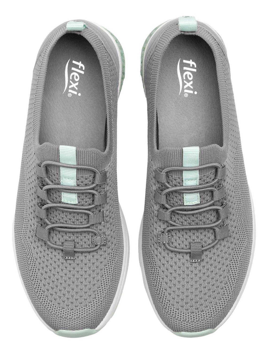 Zapatilla Mujer Casiopea 105112 Gris Flexi-6