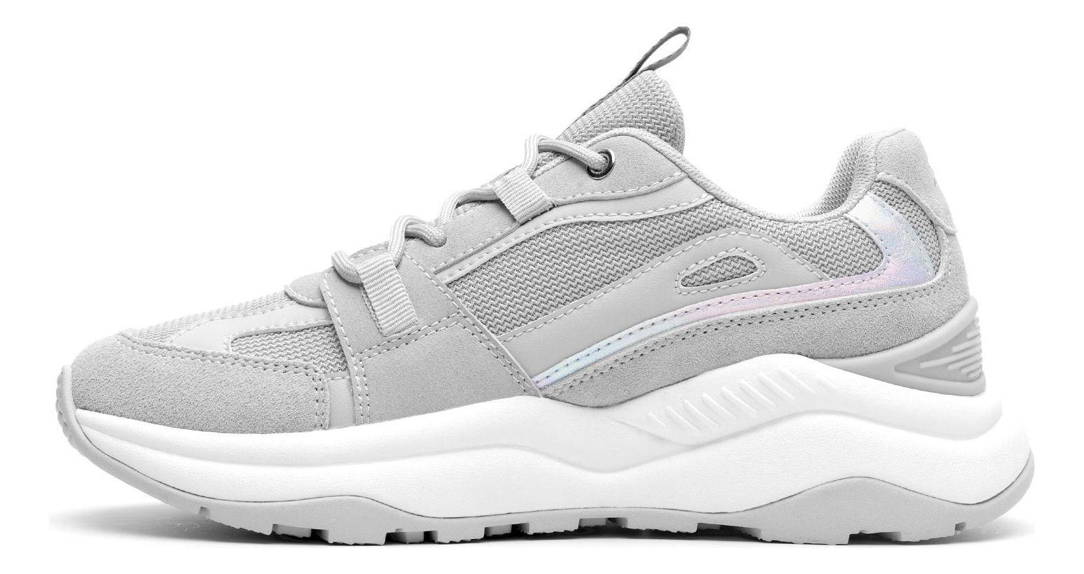 Zapatilla Mujer Nami 124903 Gris Flexi-2