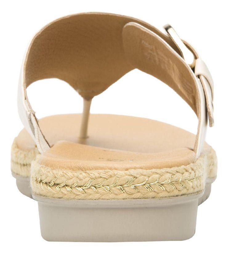 Sandalia Mujer Cuero Peonia Beige Flexi-6