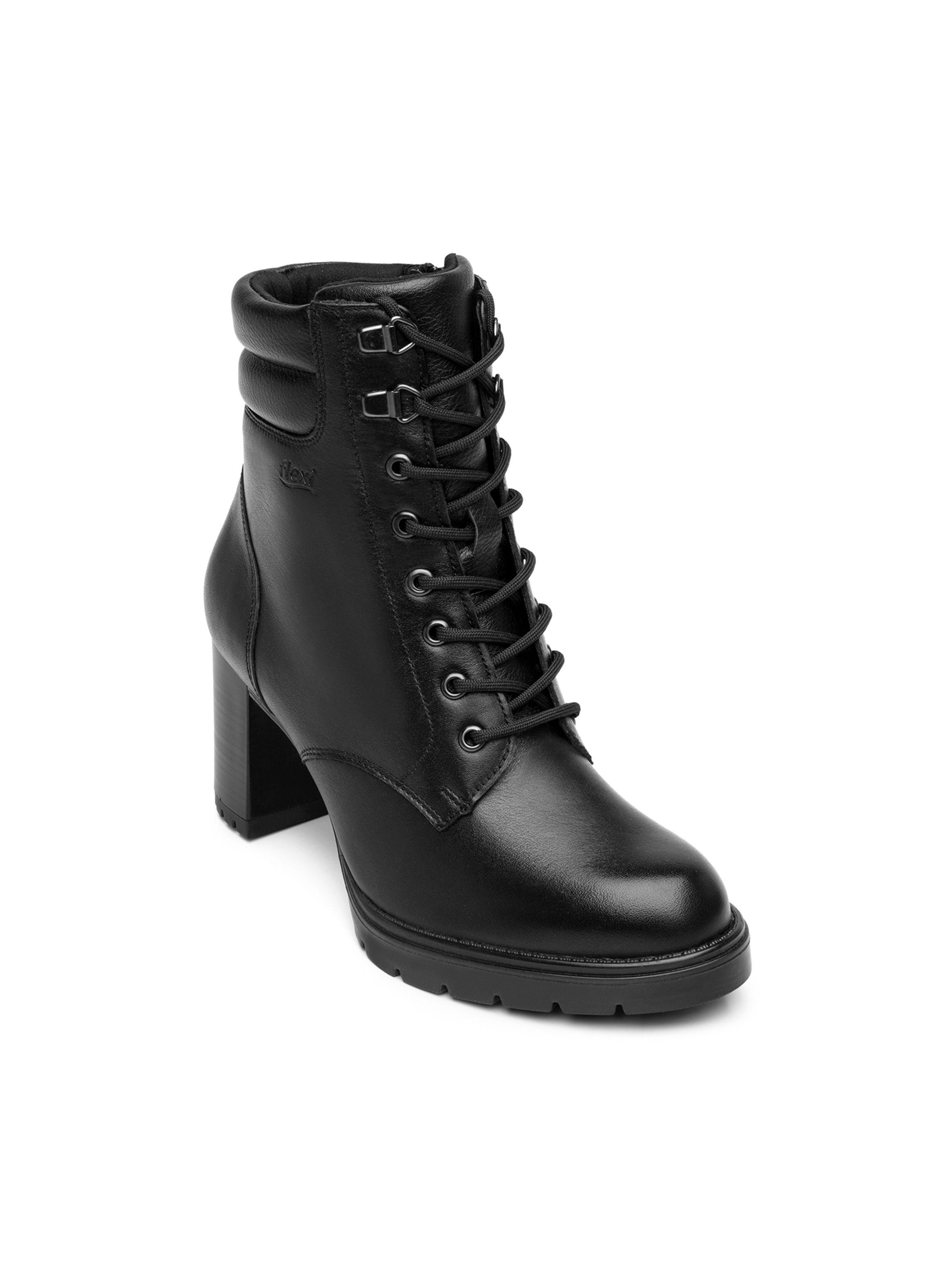 Botín Mujer Carline 137105 Negro Flexi-1