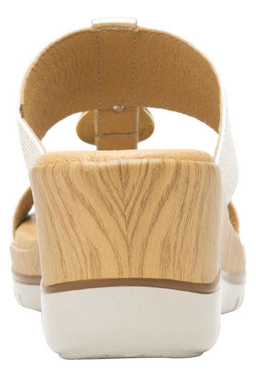 Sandalia Mujer Emily Dorado Flexi-5