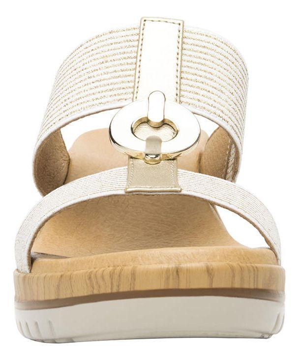 Sandalia Mujer Emily Dorado Flexi-5