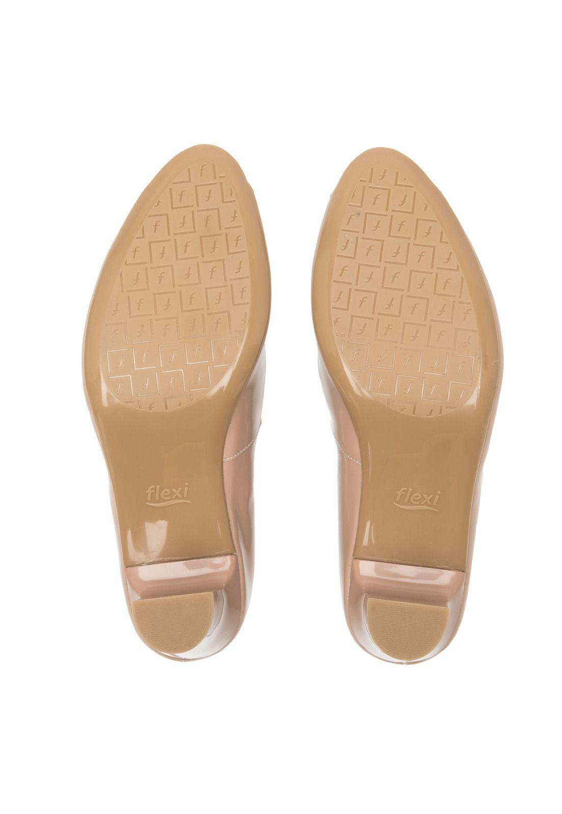 Zapato Mujer Pipa 124404 Nude Flexi-6