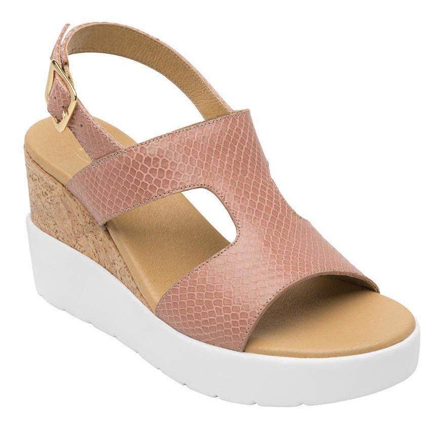 Sandalia Mujer Fetuccini Rosa Flexi-1