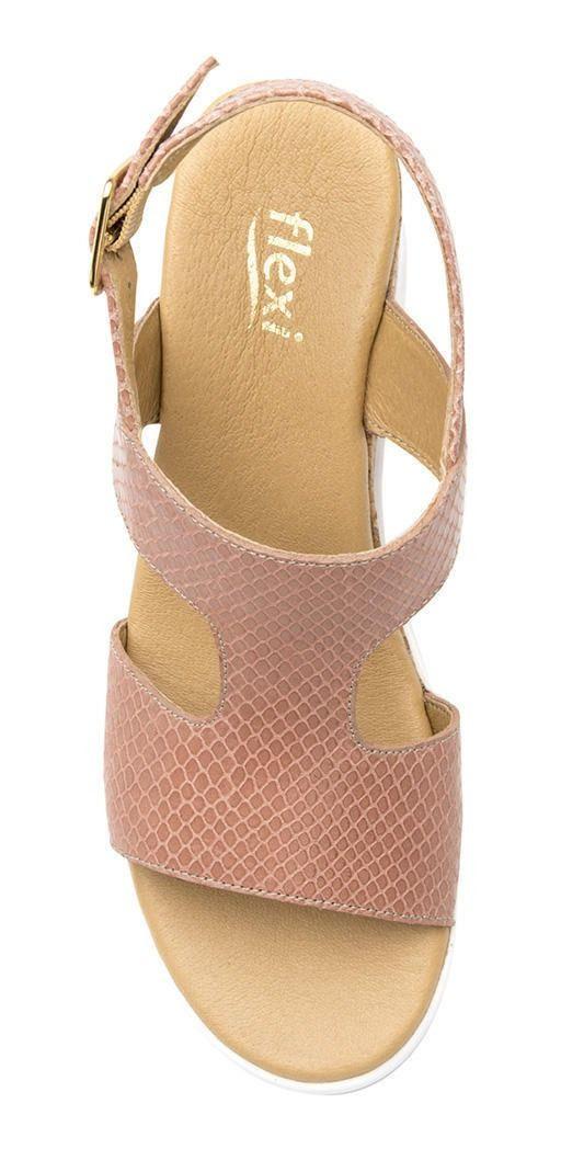 Sandalia Mujer Fetuccini Rosa Flexi-6