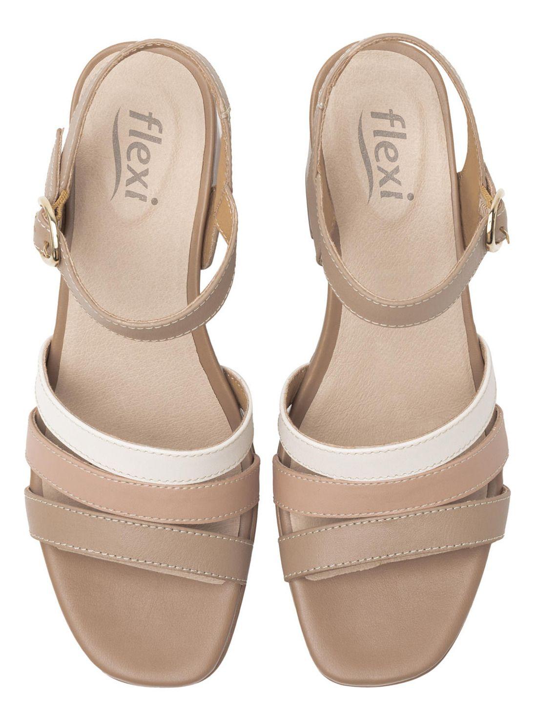 Sandalia Mujer Kadeisha 123007 Taupe Flexi-5