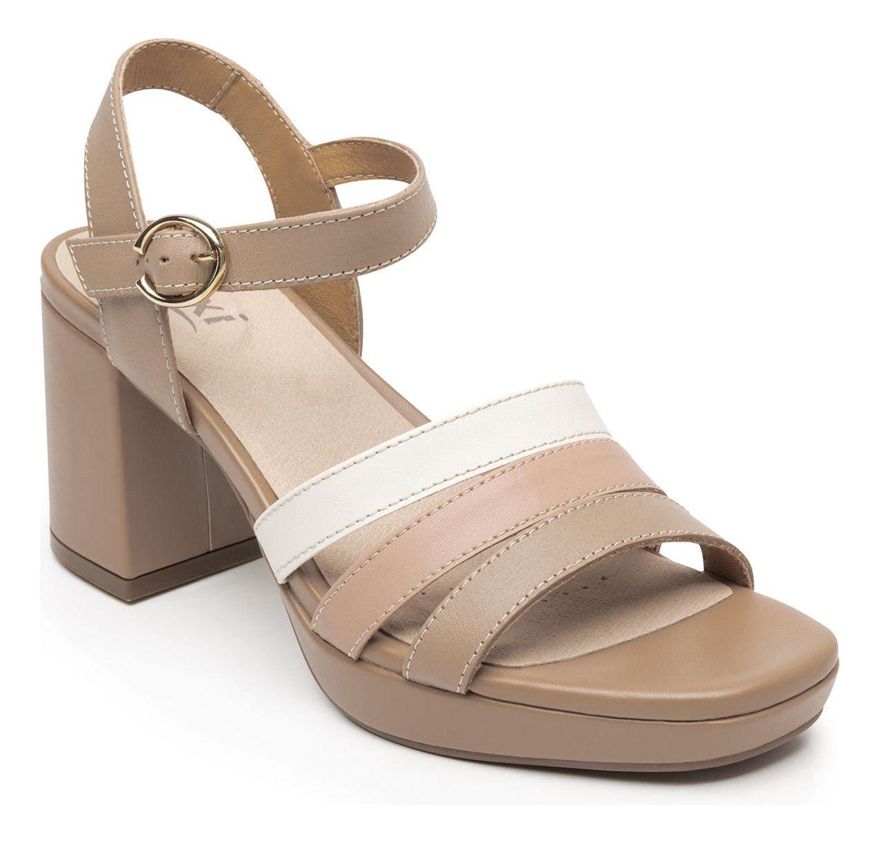 Sandalia Mujer Kadeisha 123007 Taupe Flexi-2