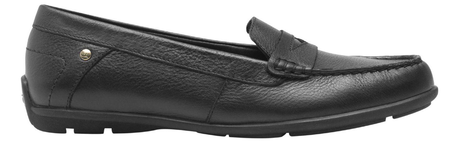 Mocasín Mujer Cuero Pamela Negro Flexi-0