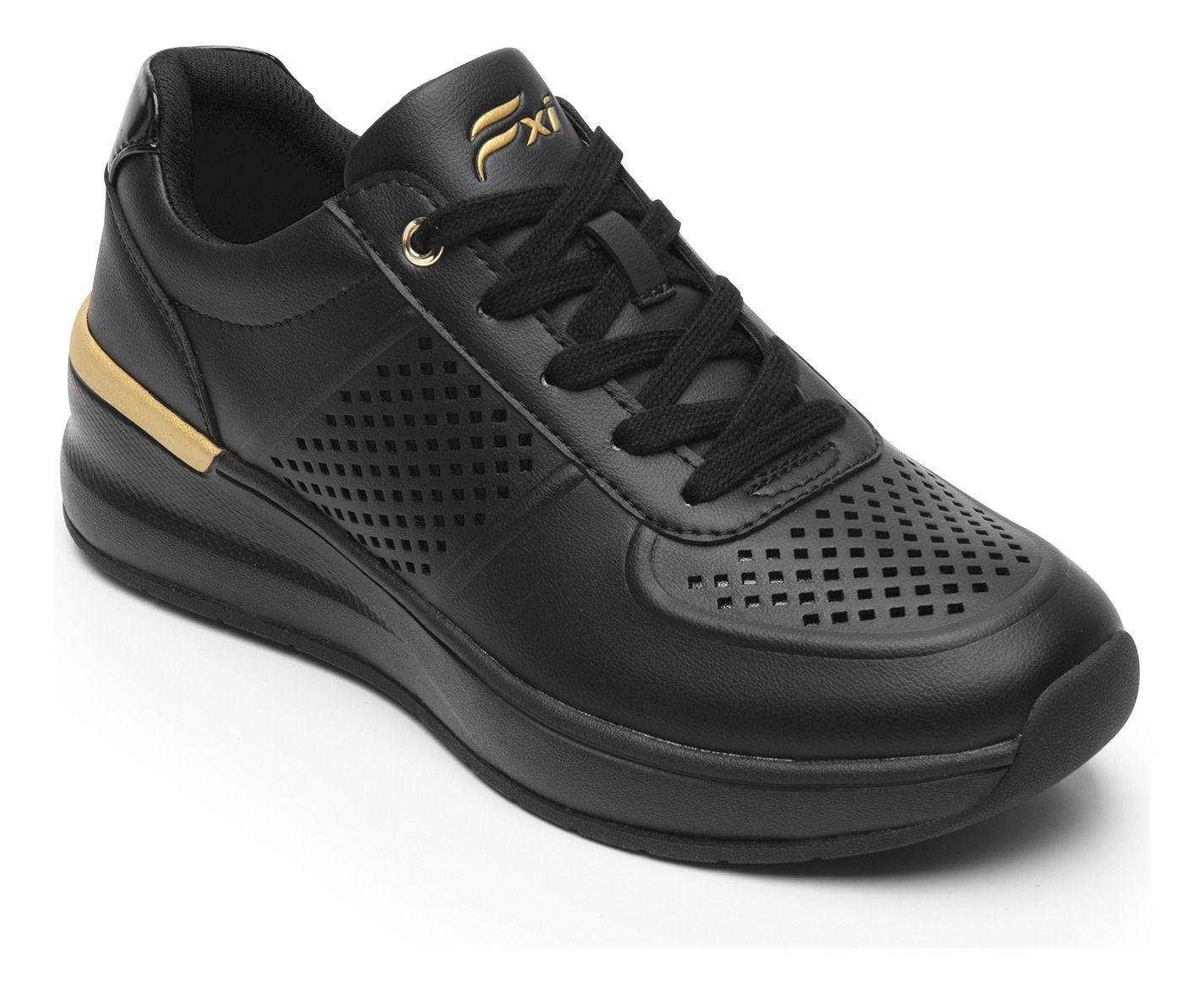 Zapatilla Mujer Brisea 132201 Negra Flexi-2