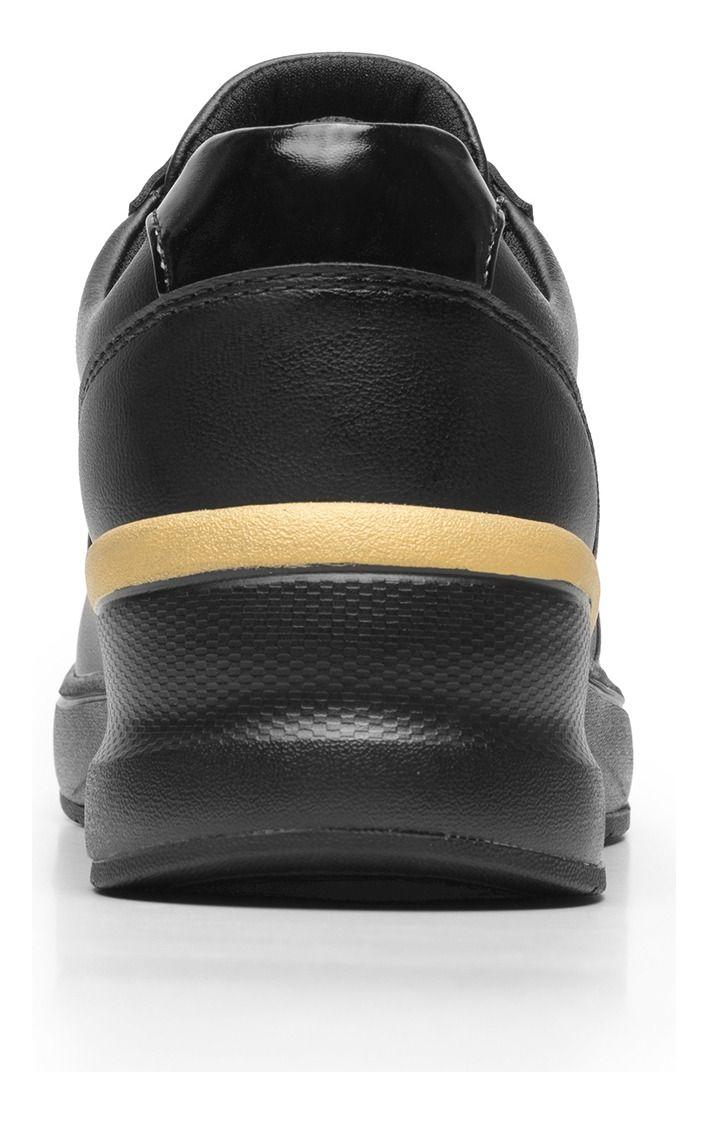 Zapatilla Mujer Brisea 132201 Negra Flexi-6