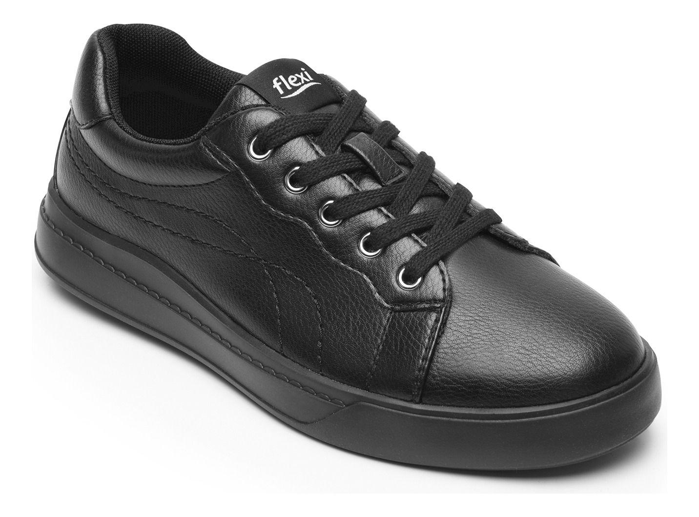 Zapatilla Mujer Bardi 129201 Negra Flexi-2