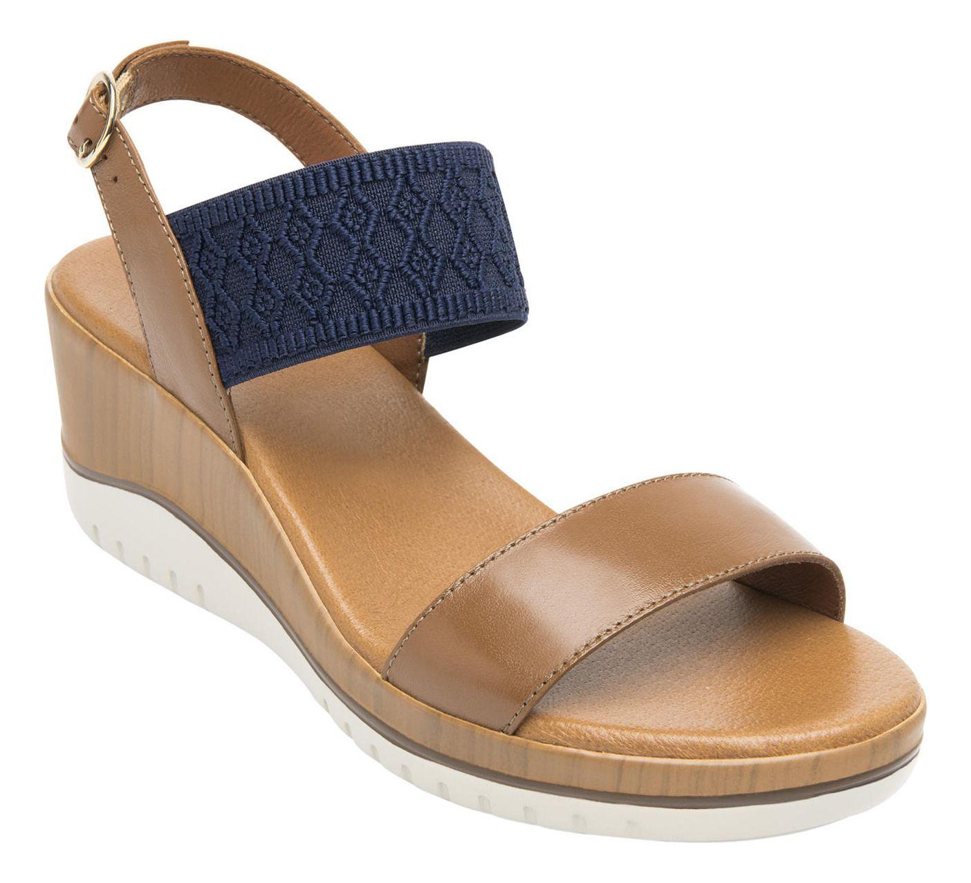 Sandalia Mujer Cuero Emily Cafe Flexi-1