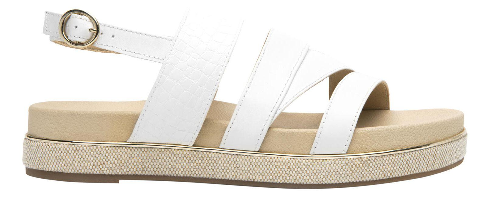 Sandalia Mujer Cuero Deyna Blanco Flexi-0