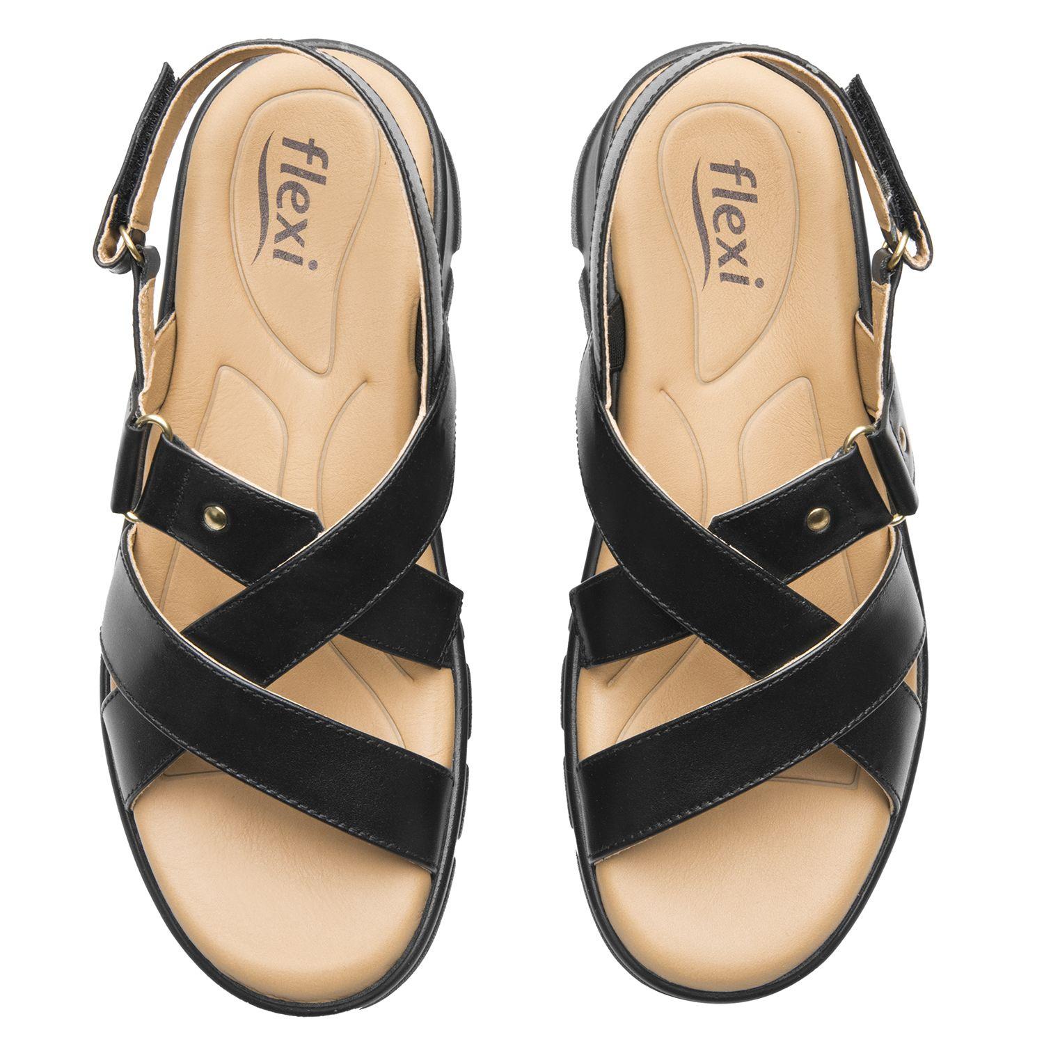 Sandalia Mujer Lexa 128513 Negro Flexi-5