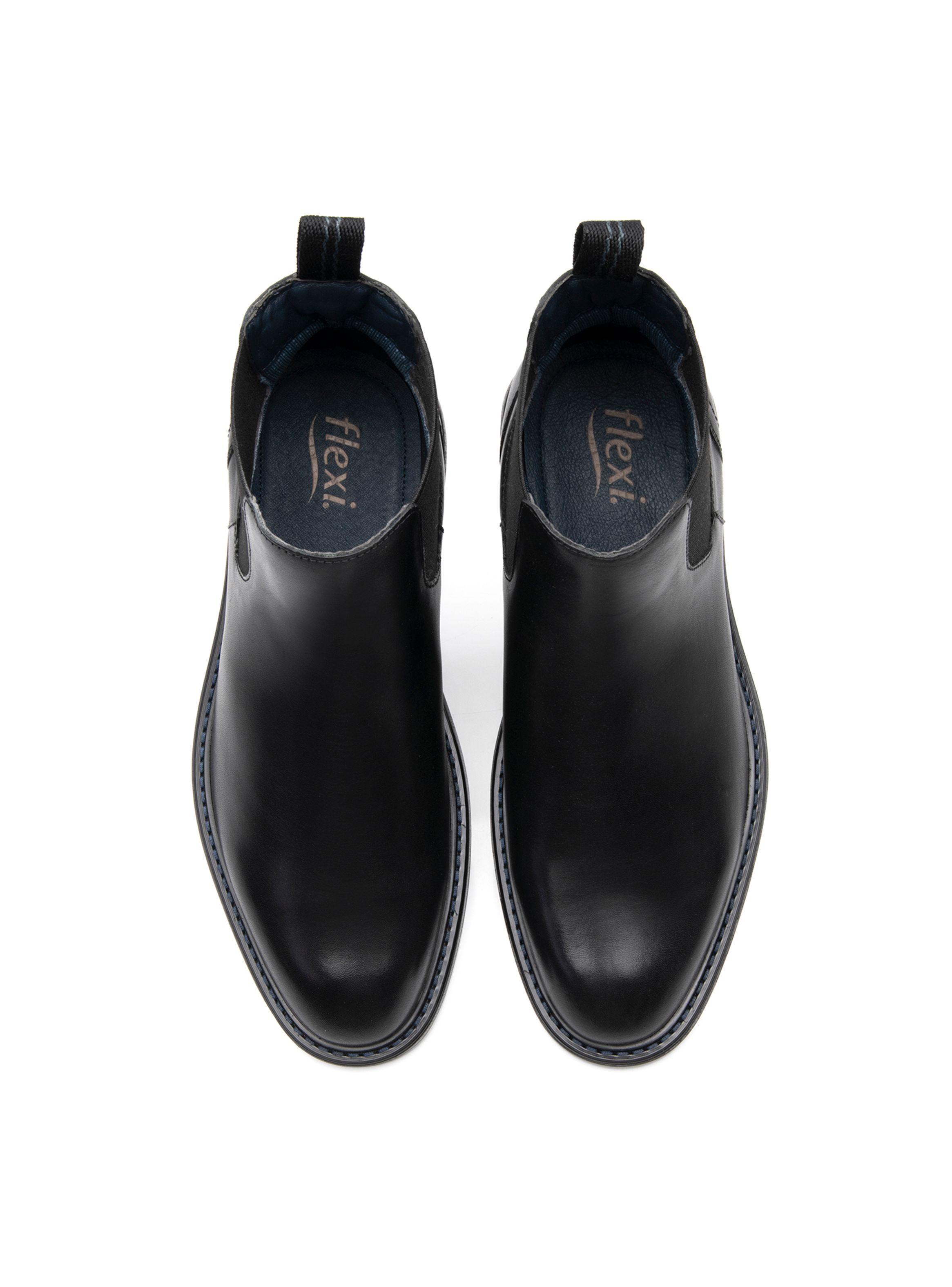 Botín Hombre Herran 419406 Negro Flexi-5