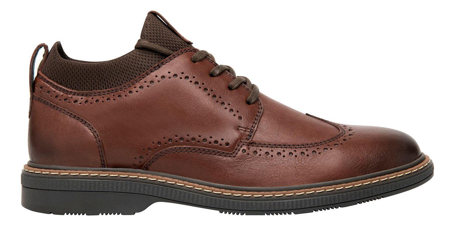 Zapato Hombre Cuero Okan Café Flexi-3