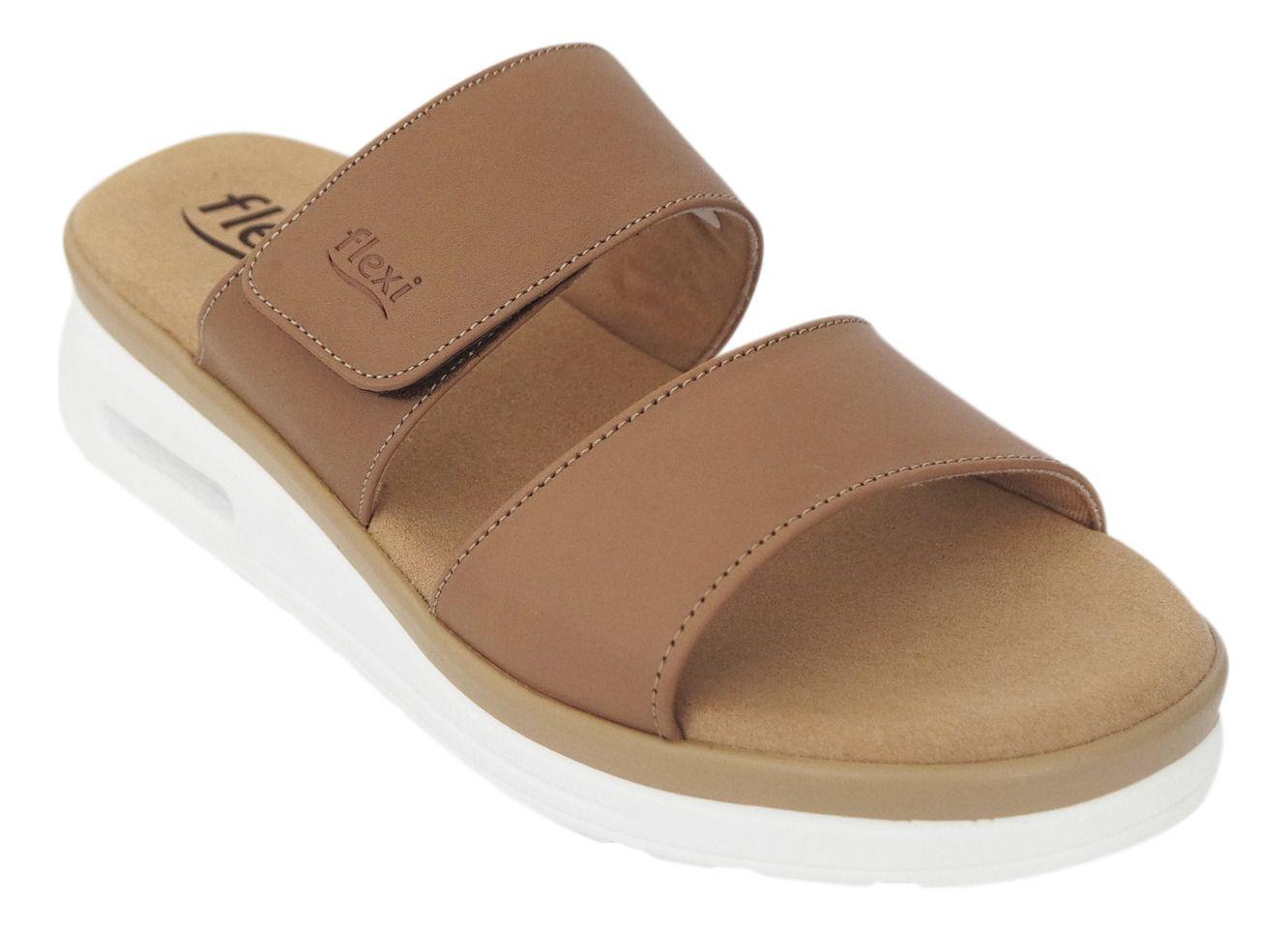 Sandalia Mujer Amarilis 106514 Beige Flexi-9
