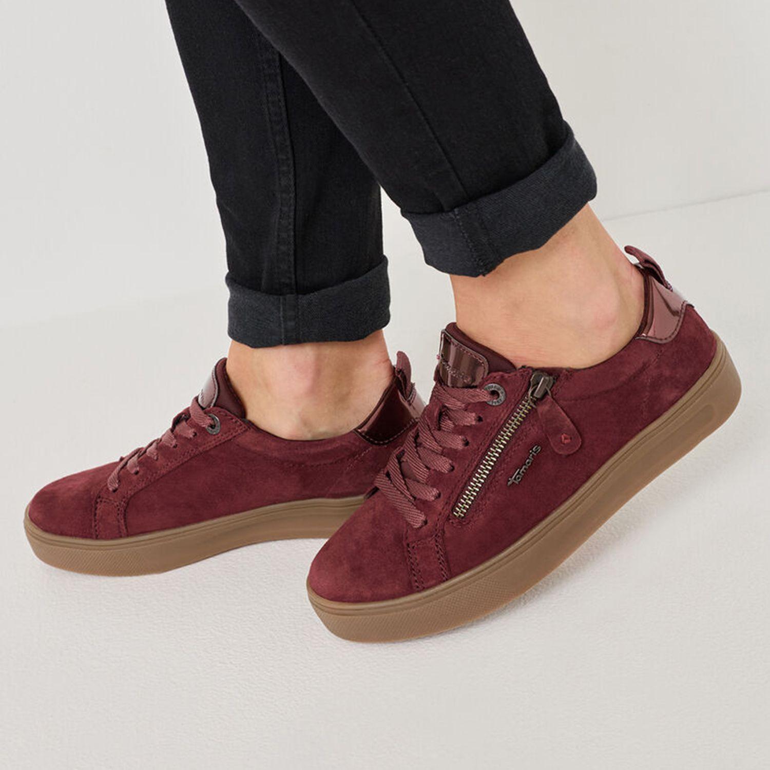 Zapatilla Mujer 83707-42 Burdeo  Tamaris-2