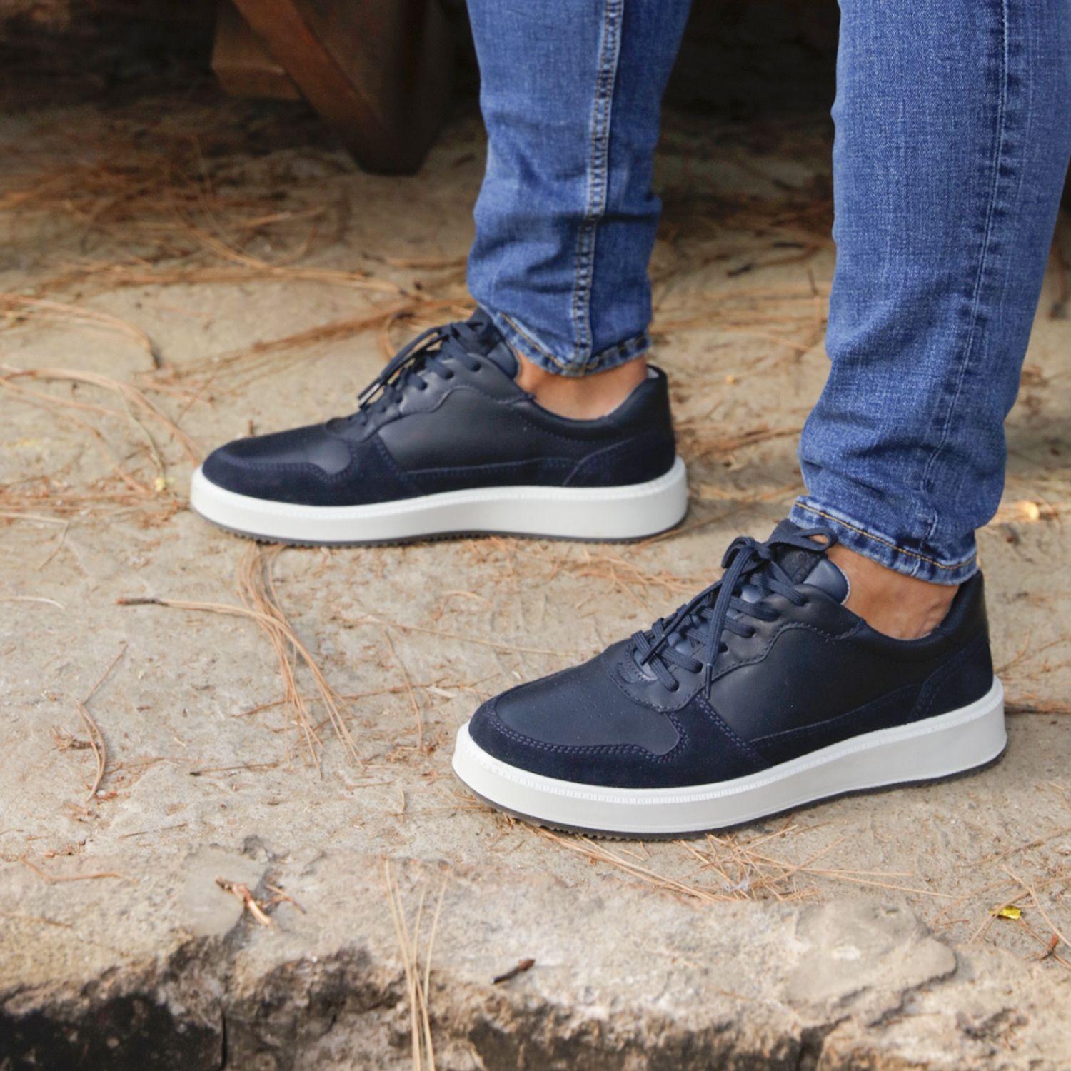 Zapatilla Hombre Habib 422102 Azul Oscuro Flexi-2