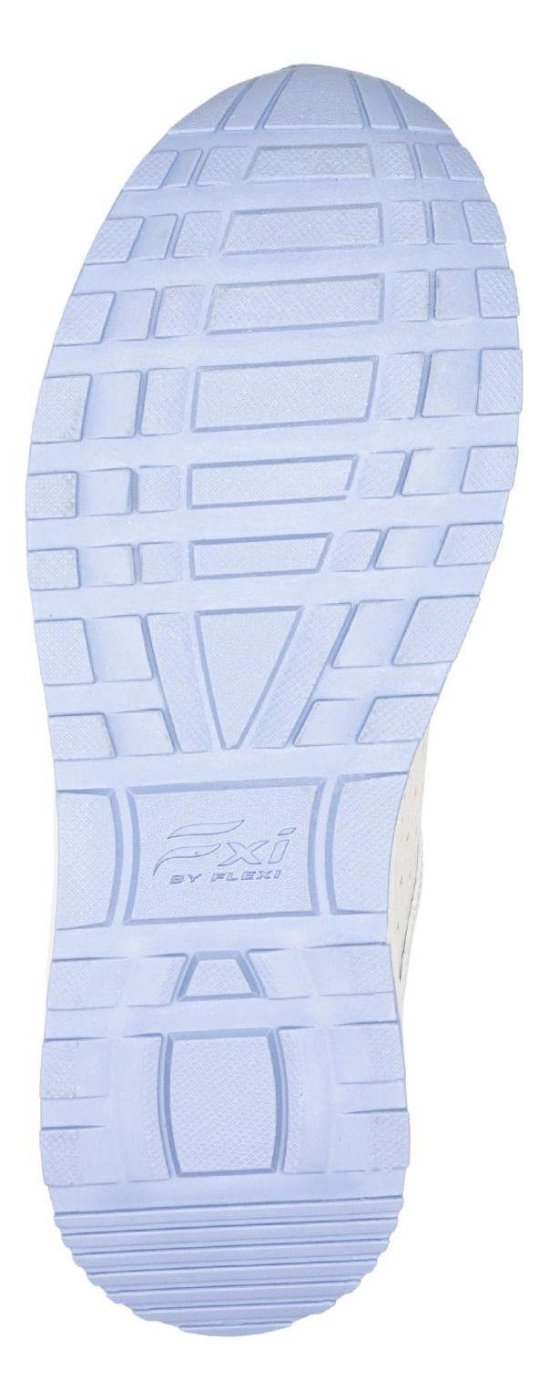 Zapatilla Mujer Cuero Atsiri Blanco Flexi-6