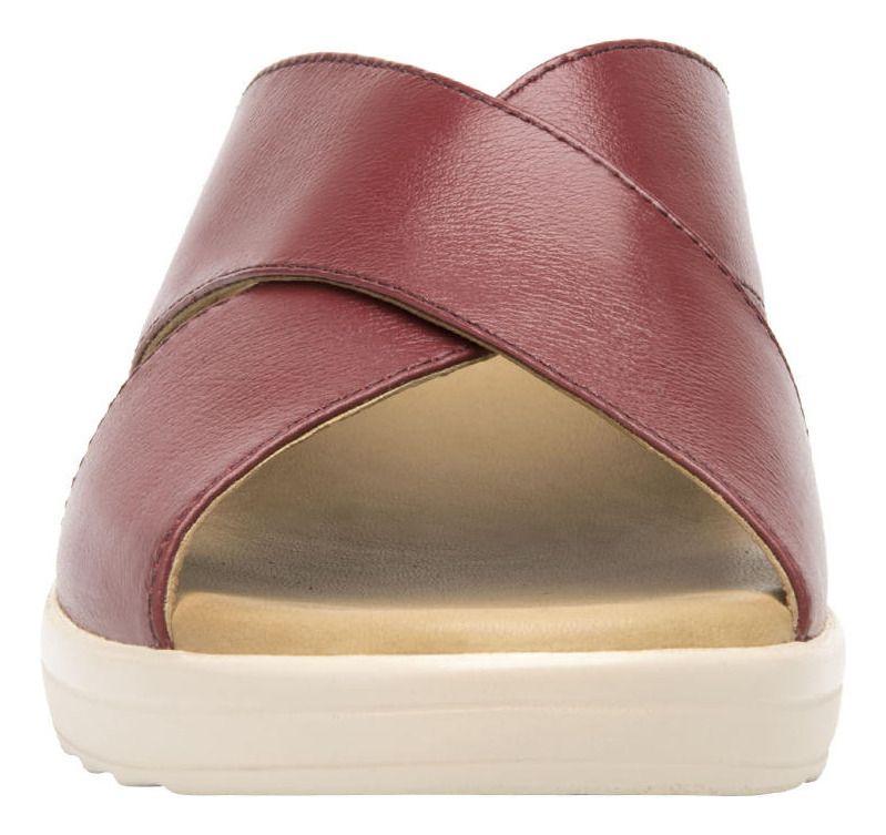 Sandalia Mujer Cuero Amapola Rojo Flexi-6