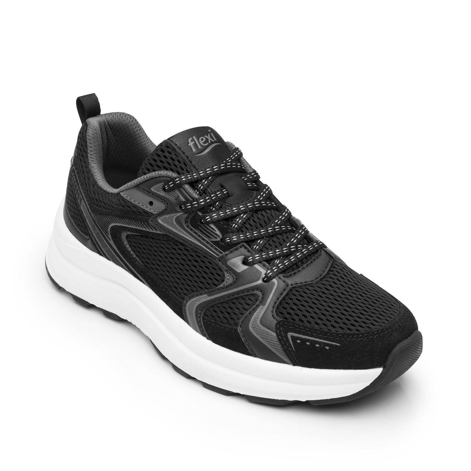 Zapatilla Mujer Jezz 138701 Negra Flexi-1