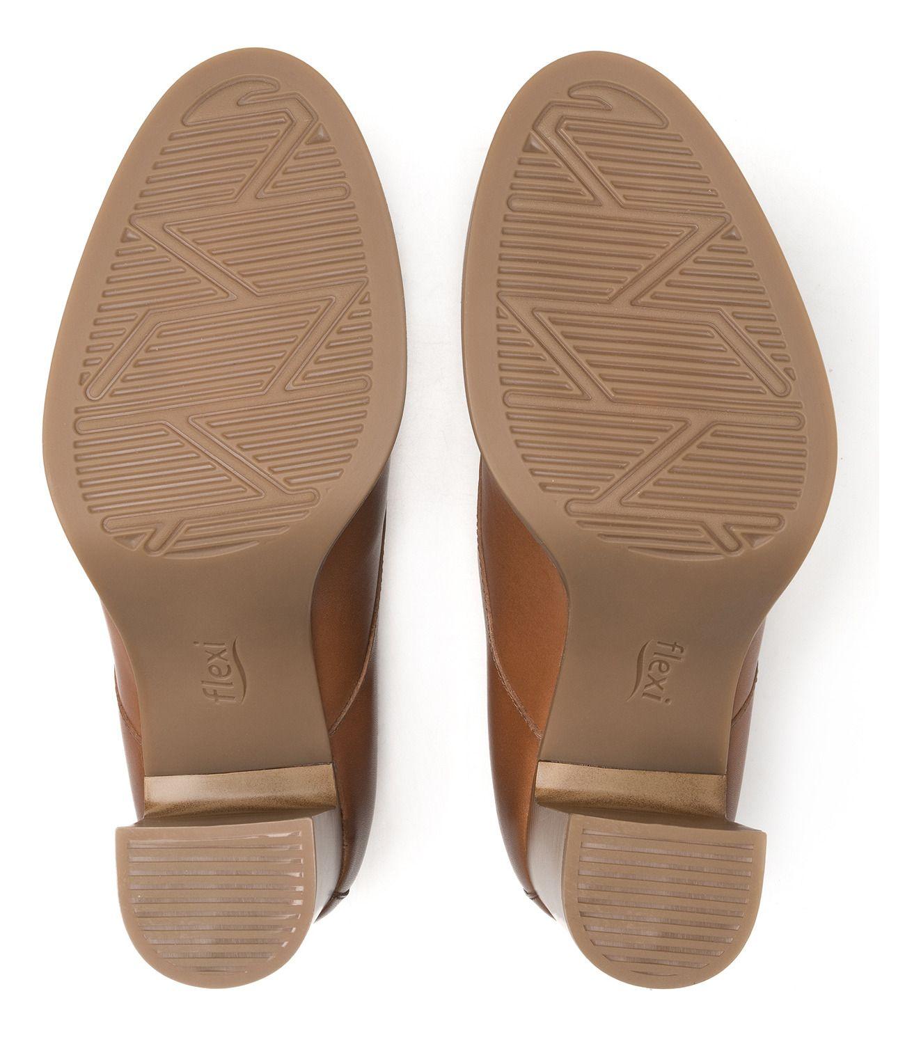 Bootie Mujer Mariela 130602 Café Flexi-5