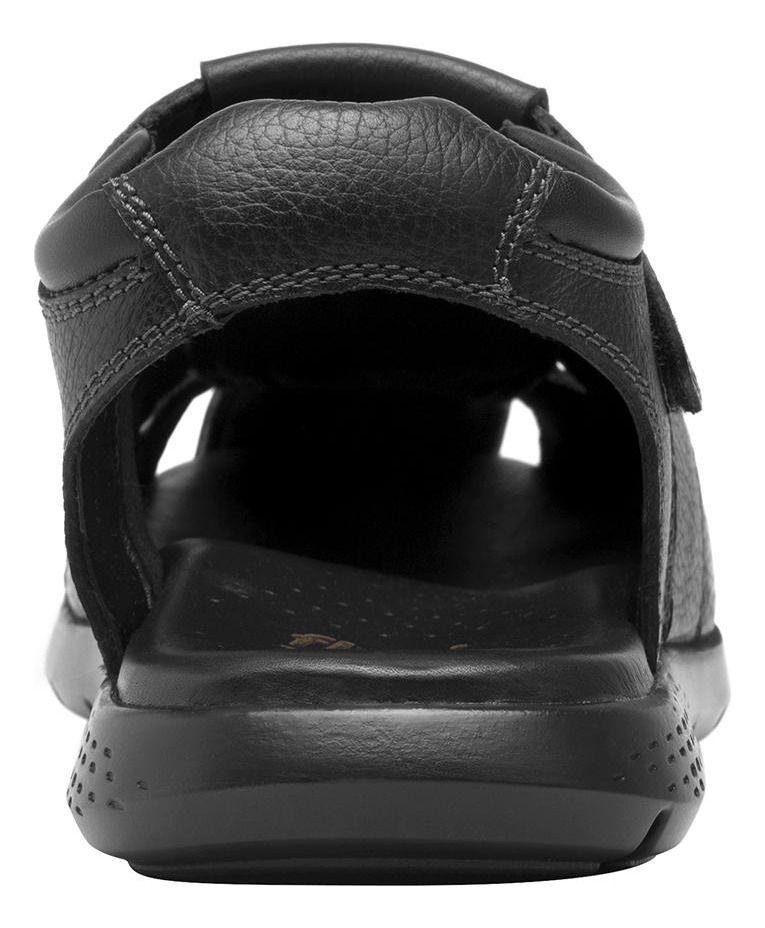 Sandalia Hombre Cuero Odin Negro Flexi-4