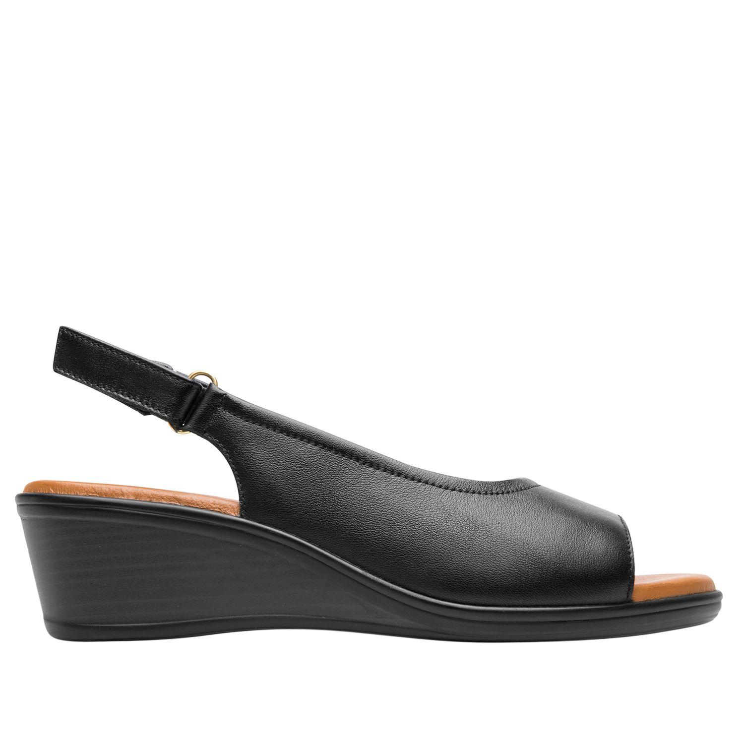 Sandalia Mujer Zura 123717 Negra Flexi-0