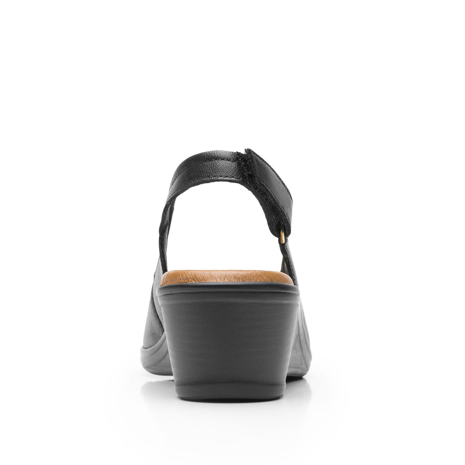 Sandalia Mujer Zura 123717 Negra Flexi-4