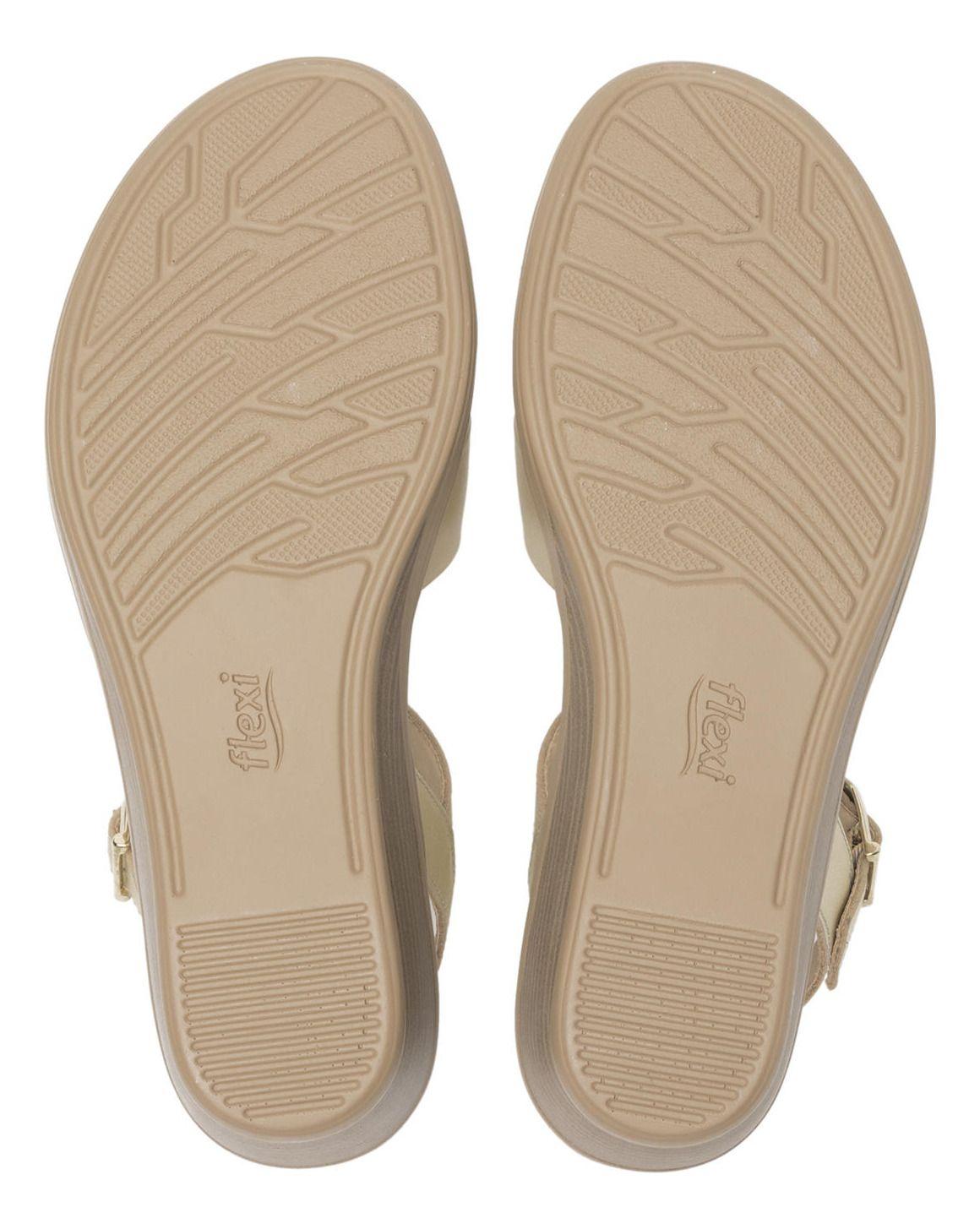 Sandalia Mujer Zura 123703 Dorada Flexi-6