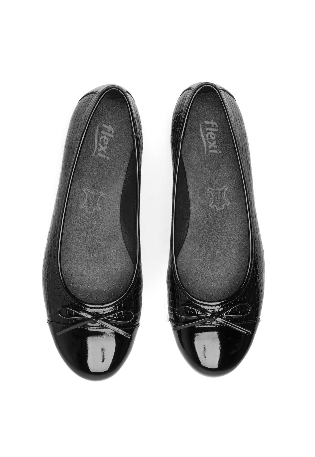 Ballerina Mujer Dafne 21222 Negro Flexi-5