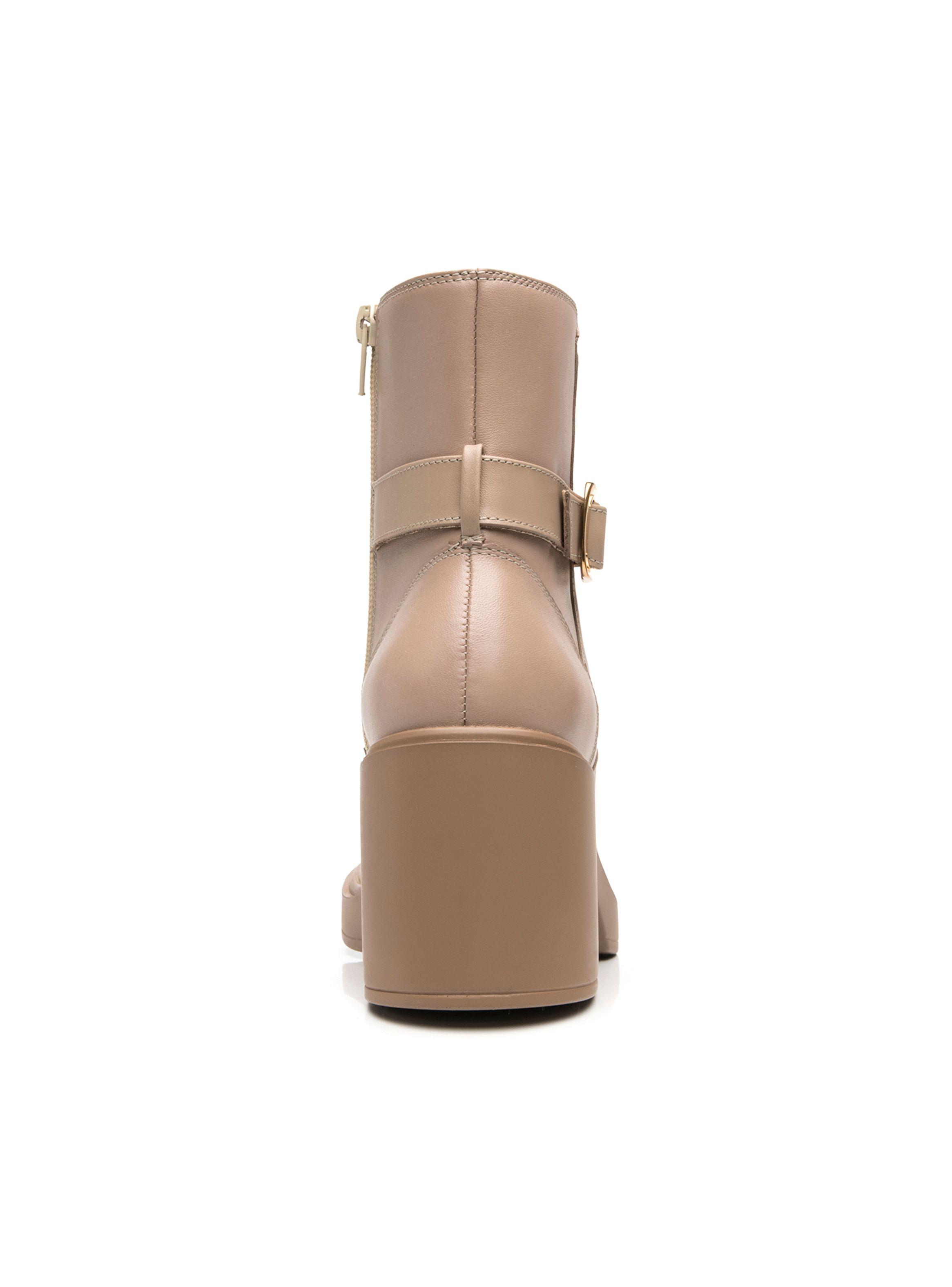 Botín Mujer Isbelle 130308 Beige Flexi-4